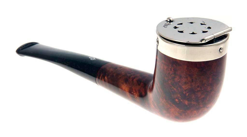 12 ANC 268 Nickel Cap front view – Peterson Pipe Notes